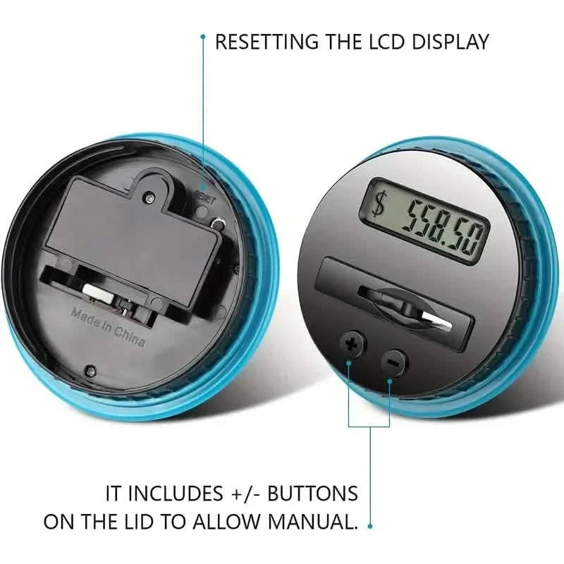 Digital Counting Money Jar