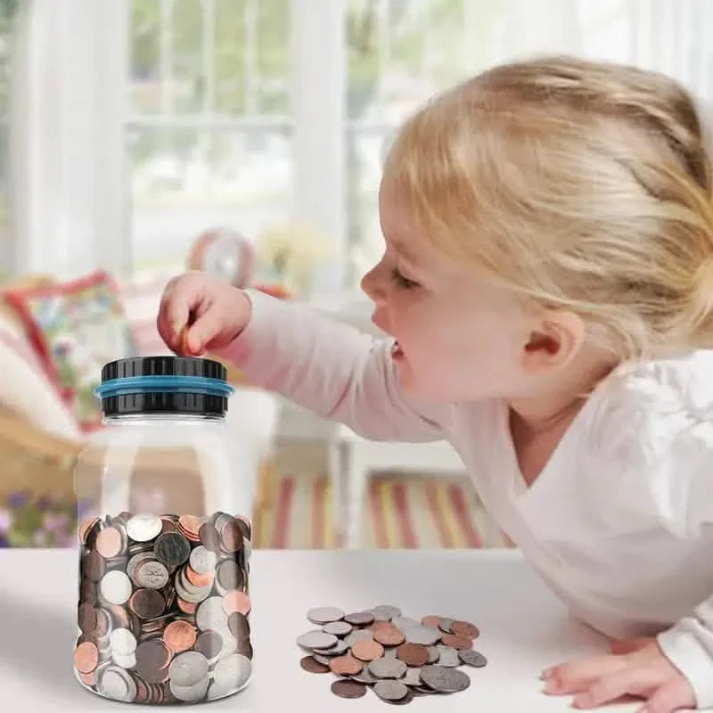 Digital Counting Money Jar