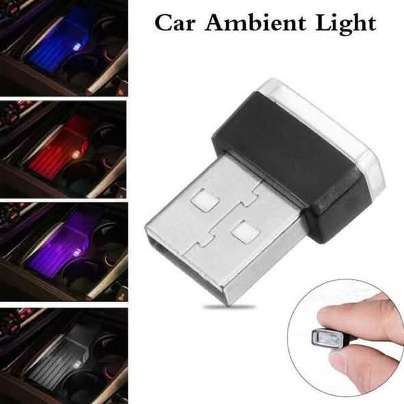 2-Pack: LED Mini Light Car Interior Wireless Atmosphere Light