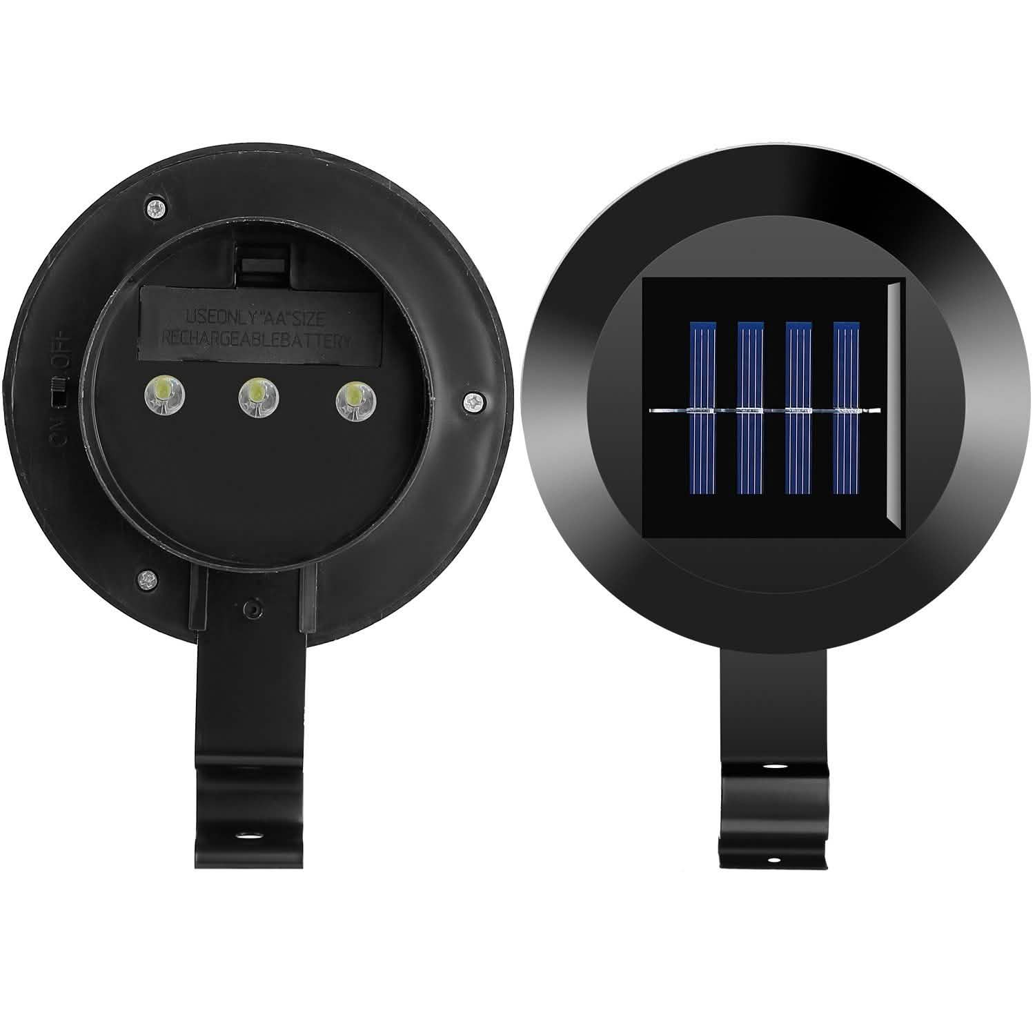 2-Pack: Solar Powered Gutter Lights