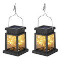 2-Pack: Solar Powered Hanging Lights 30 LED Beads