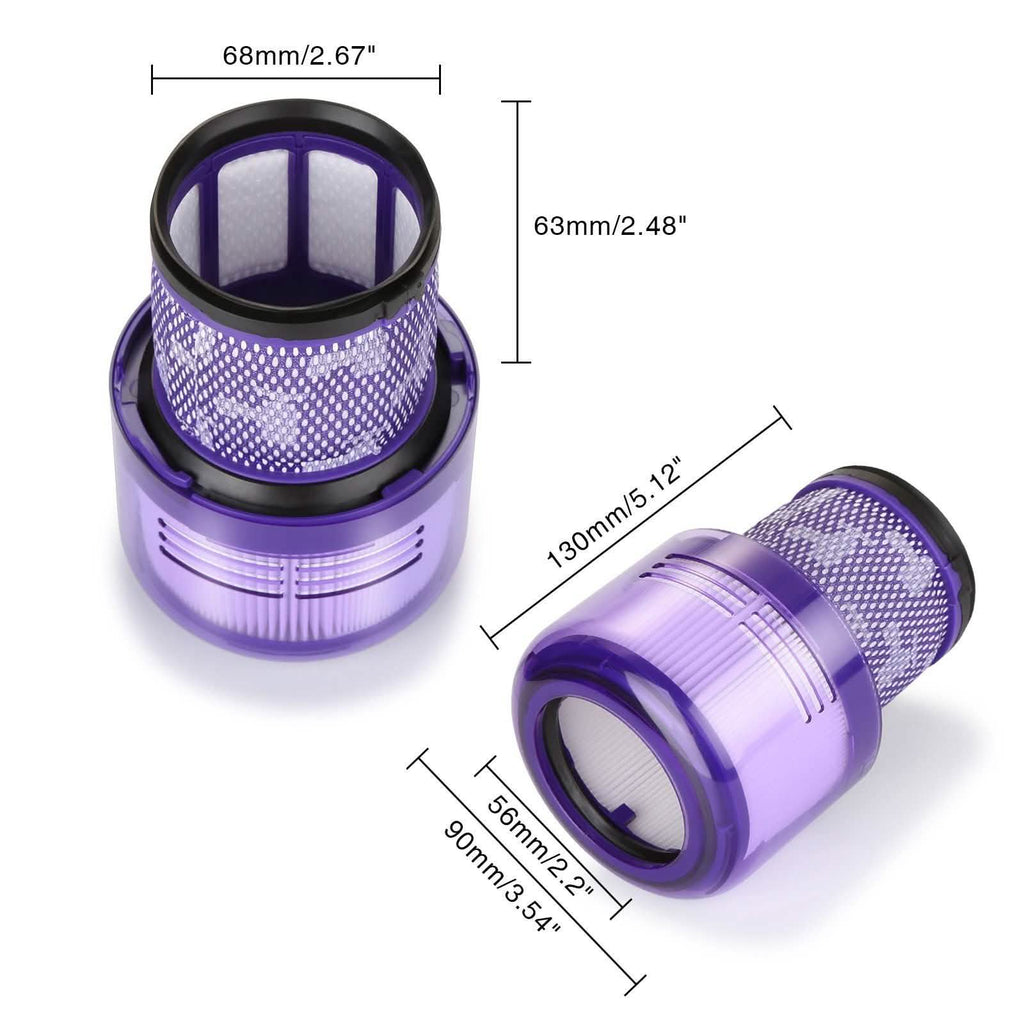 2-Pack: Vacuum Filter Replacement Suit for Dyson V11 Series