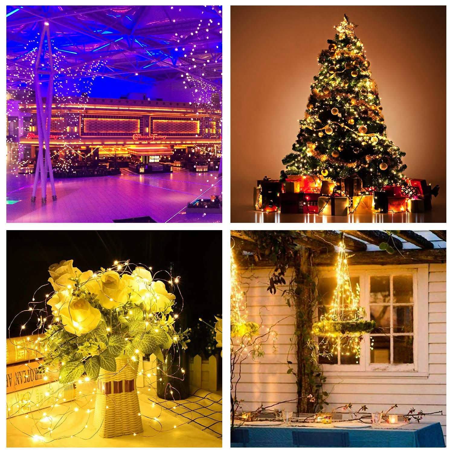 2-Piece: 100LED Beads String Lights