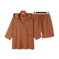 2-Piece Set: Men's Hooded Tracksuit Tennis Shirt Shorts and T Shirt Set Plain