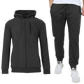 2-Piece Set: Men's Slim Fitting French Terry Hoodie & Jogger