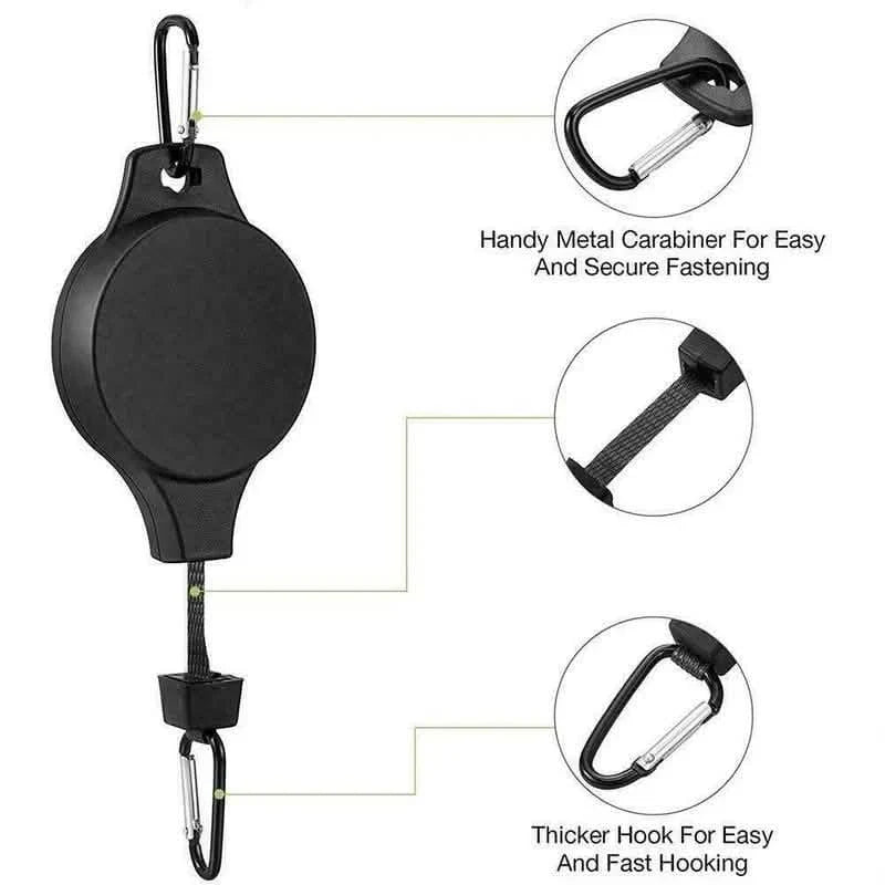2-Piece: Telescopic Lifting Hooks for Garden Pots