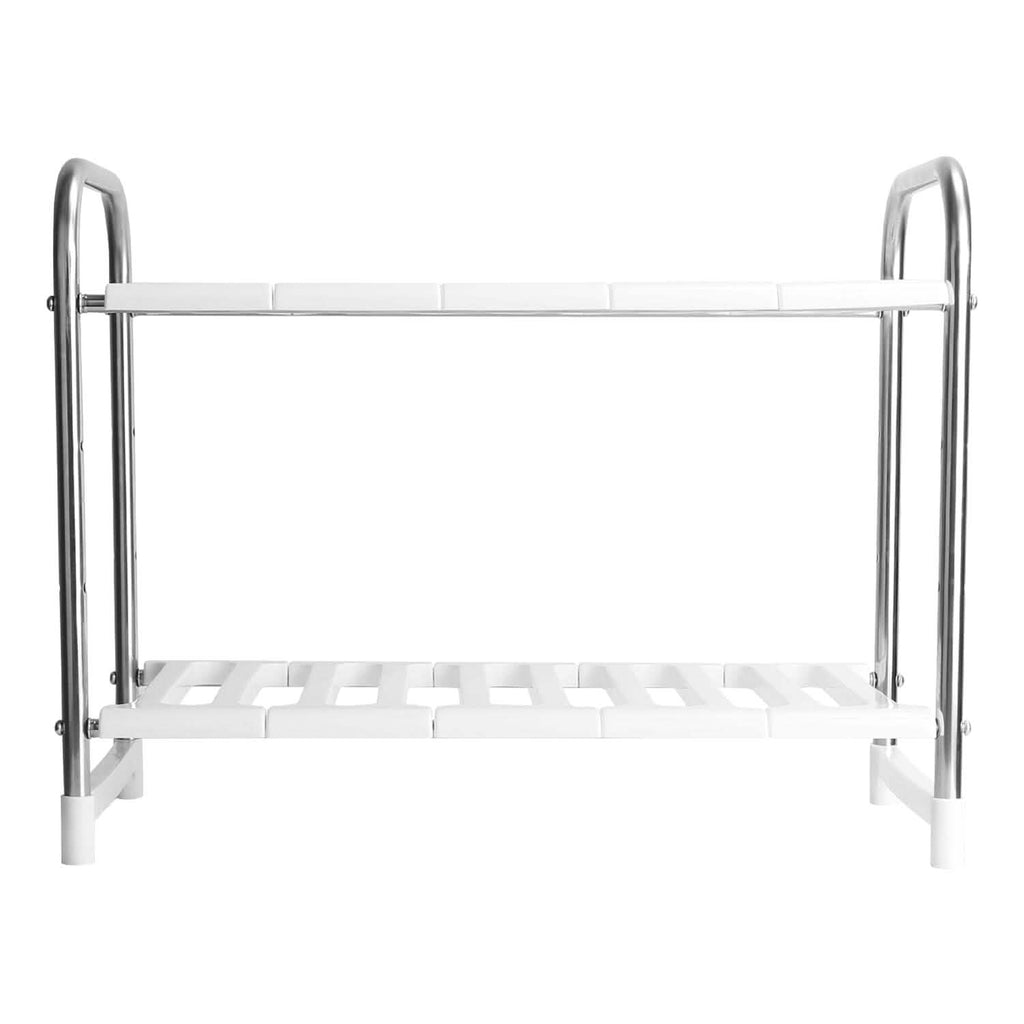 2-Tier Under Sink Organizer Retractable Kitchen Rack Holder