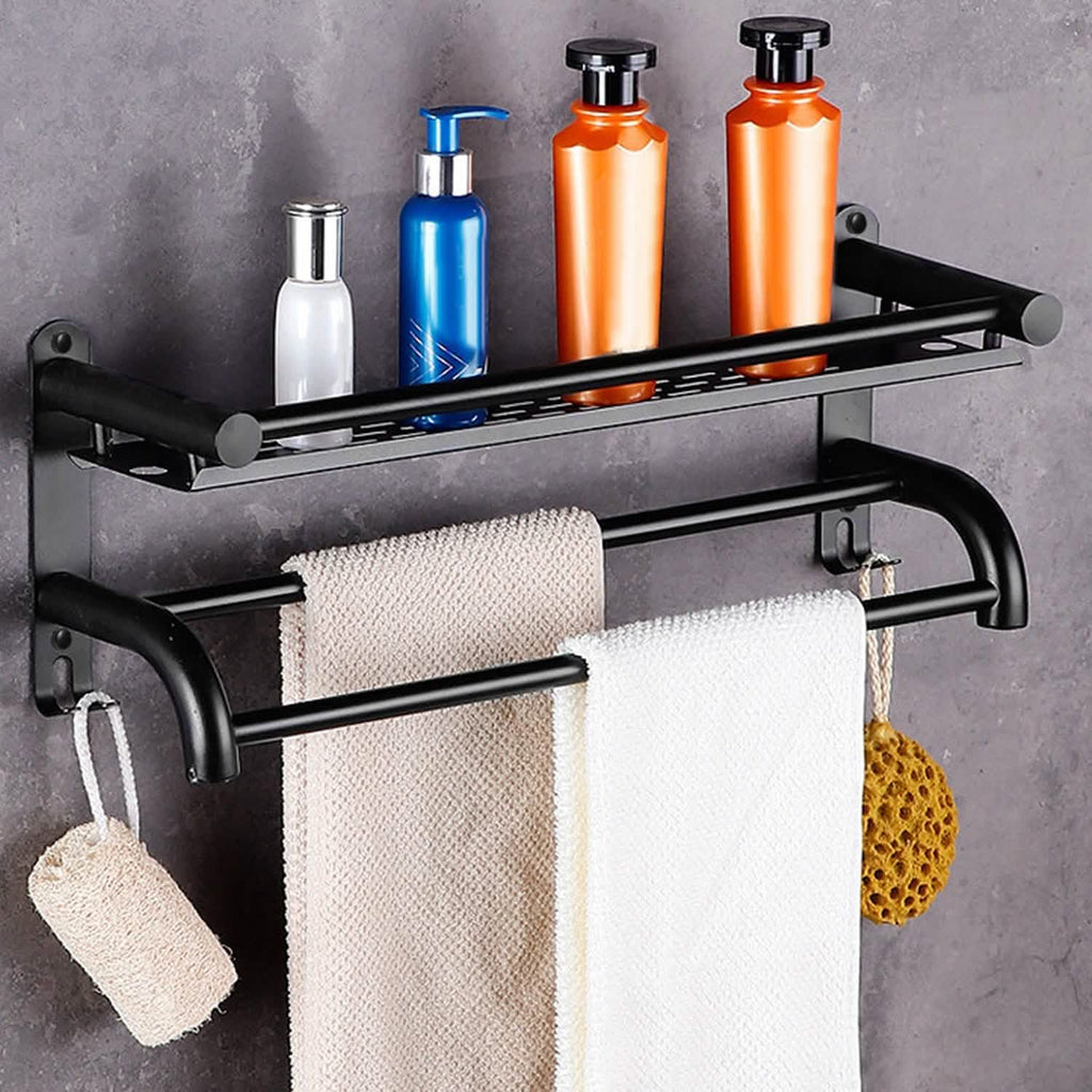 2-Tier Wall Mounted Towel Rack