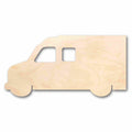 Unfinished Wood Ambulance Silhouette - Craft- up to 46" DIY
