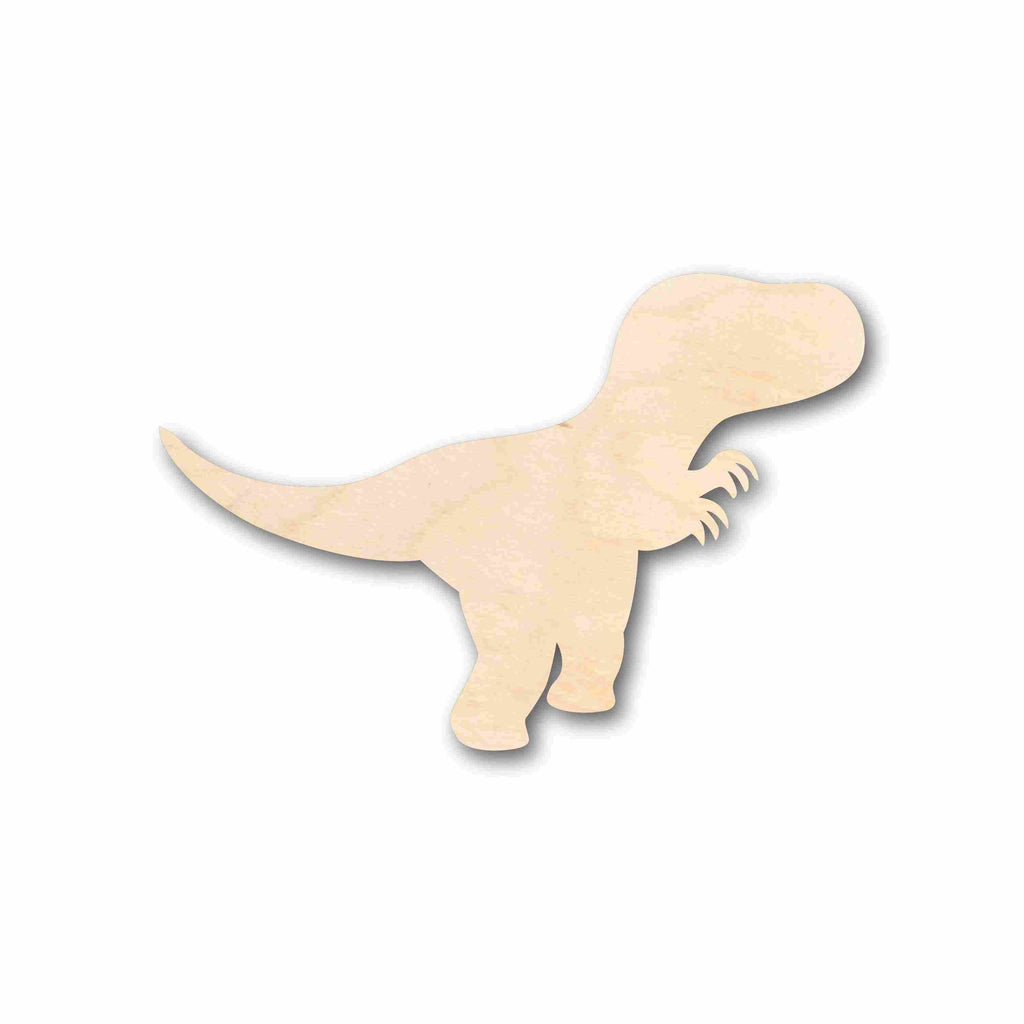Unfinished Wood Baby Dinosaur T Rex Silhouette - Craft- up to 46" DIY