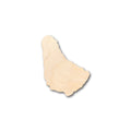Unfinished Wood Barbados Shape - Craft - up to 46" DIY