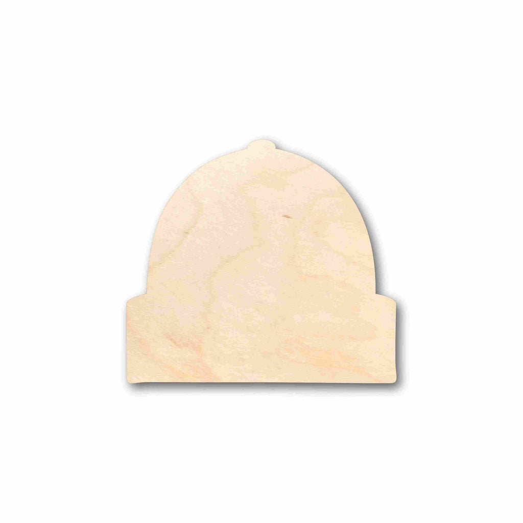Unfinished Wood Beanie Hat Silhouette - Craft- up to 46" DIY