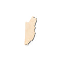 Unfinished Wood Belize Shape - Country - Craft - up to 46" DIY