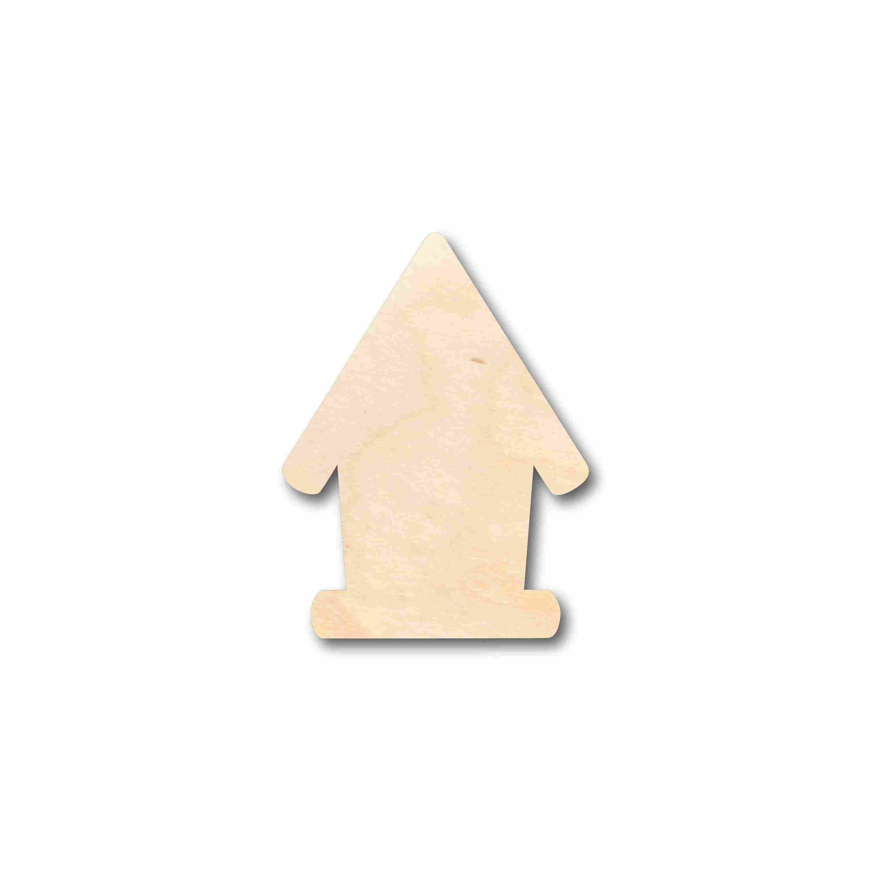 Unfinished Wood Bird House Silhouette - Craft- up to 46" DIY