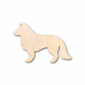 Unfinished Wood Border Collie Dog Silhouette - Craft- up to 46" DIY