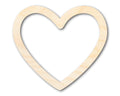 Unfinished Wood Heart Border Silhouette | Valentine's Day | Wedding | DIY Craft Cutout | Up to 46" DIY