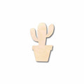 Unfinished Wood Cactus in Pot Silhouette - Craft- up to 46" DIY