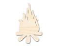 Unfinished Wood Bonfire Shape - Camping Craft - up to 46" DIY