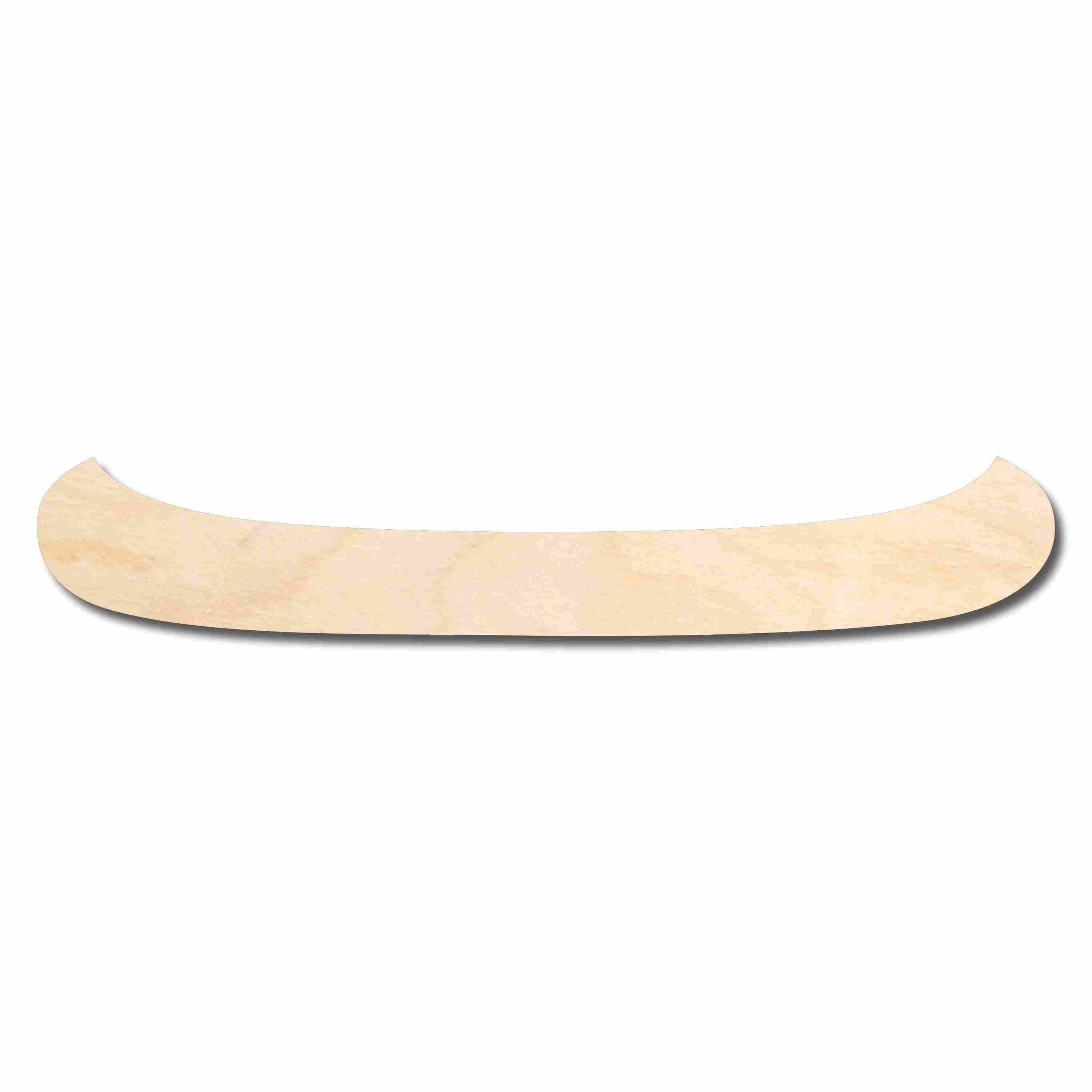 Unfinished Wood Canoe Silhouette - Craft- up to 46" DIY