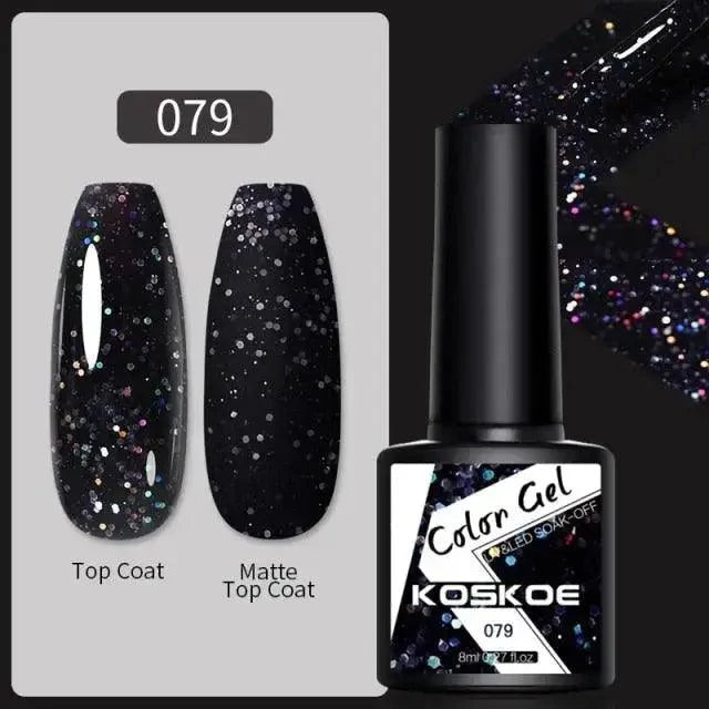 Spring Summer Nail Gel Polish Colorful UV LED Diamond Stylish Glossy and Matte Fashion Design For Womens