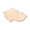 Unfinished Wood Czech Republic Shape - Country - Craft - up to 46" DIY