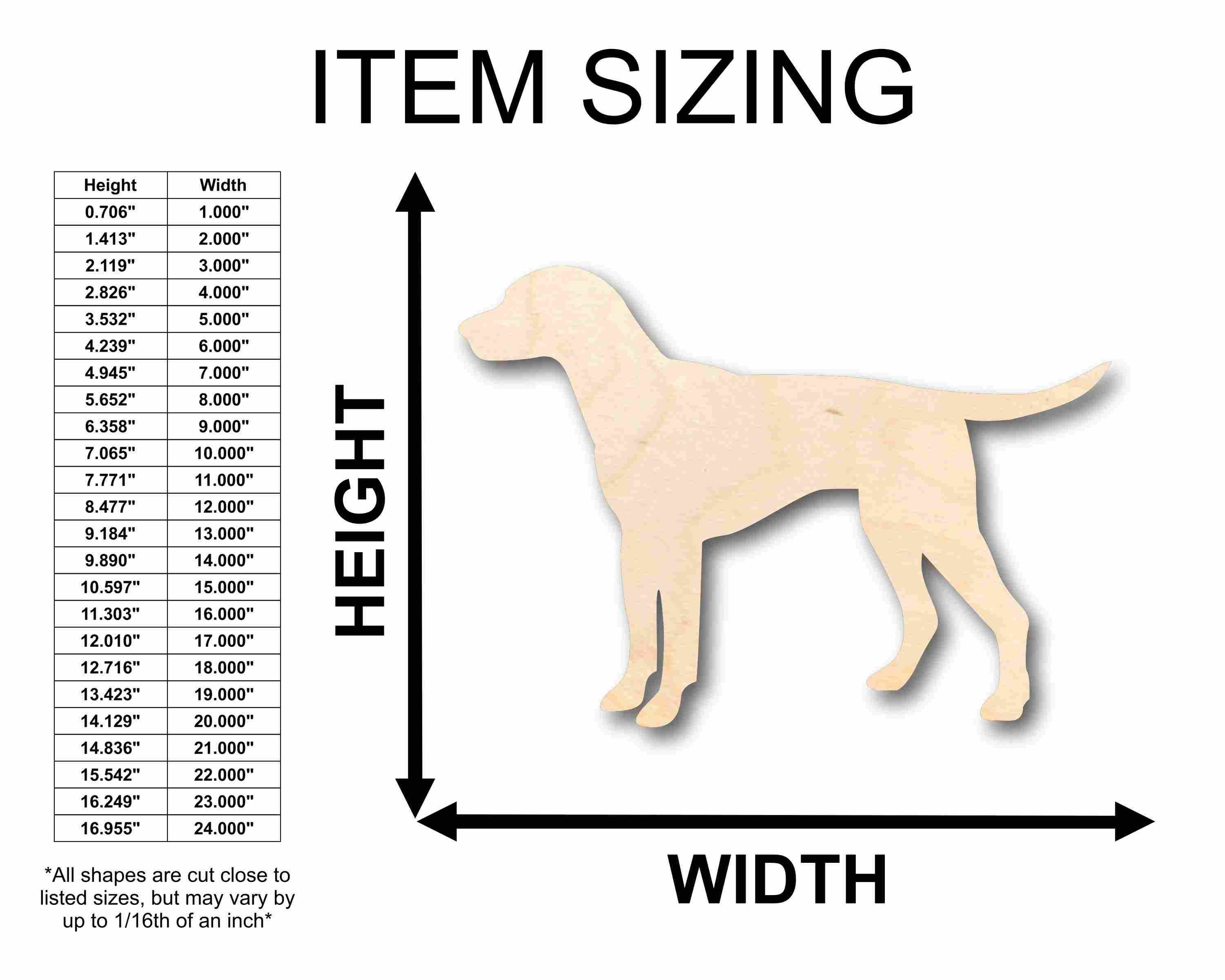 Unfinished Wood Dalmatian Dog Silhouette - Craft- up to 46" DIY