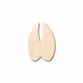 Unfinished Wood Deer Track Foot Print Silhouette - Craft- up to 46" DIY