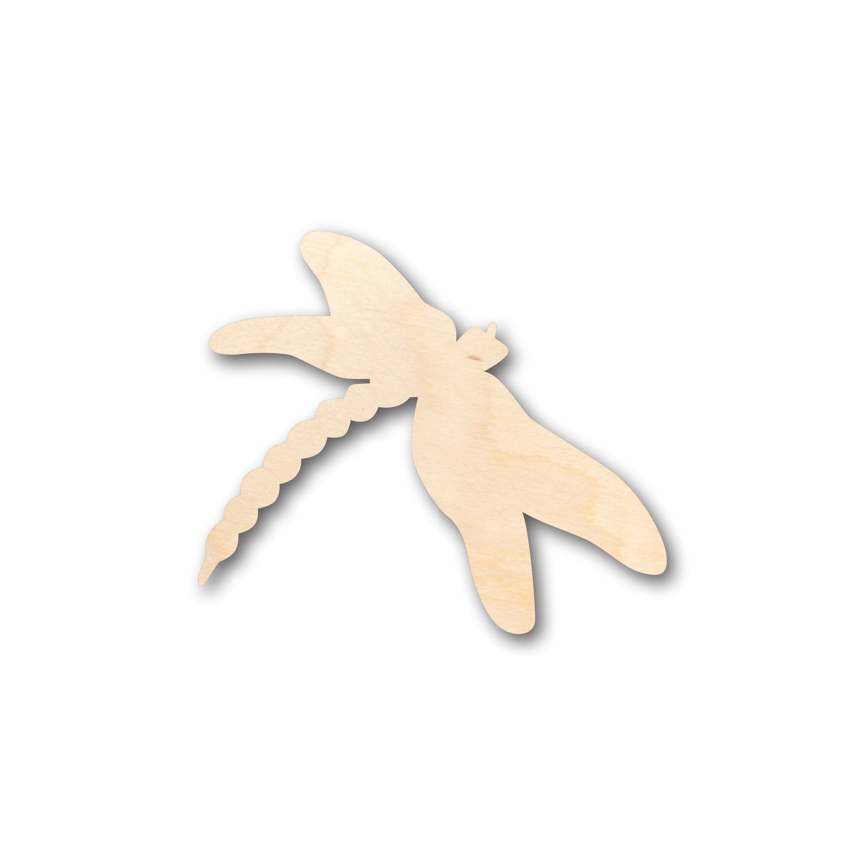 Unfinished Wood African Dragon Fly Shape - Craft - up to 46" DIY
