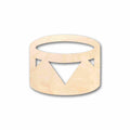 Unfinished Wood Drum Instrument Silhouette - Craft- up to 46" DIY