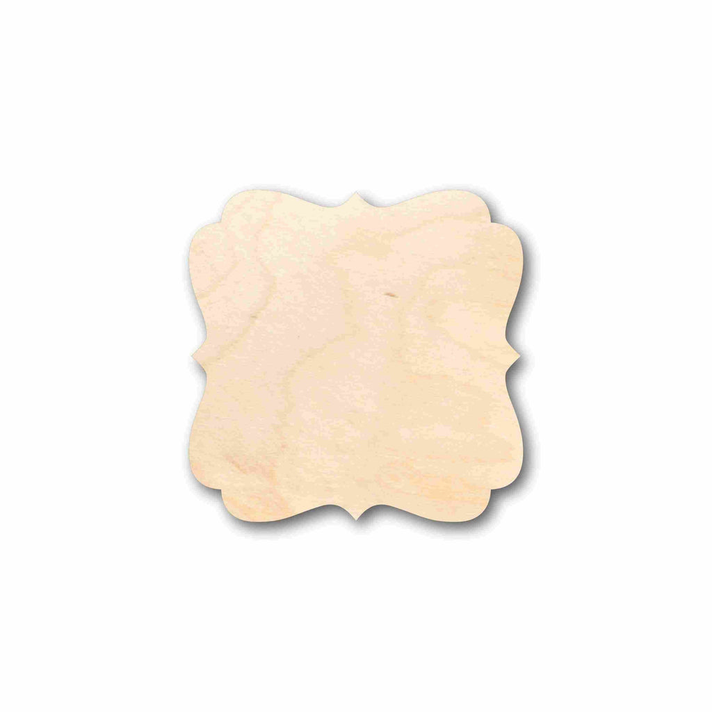 Unfinished Wood Fancy Award Craft Plaque Silhouette - Craft- up to 46" DIY