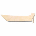 Unfinished Wood Fishing Boat Silhouette - Craft- up to 46" DIY