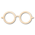 Unfinished Wood Glasses Shape - Craft - up to 46" DIY