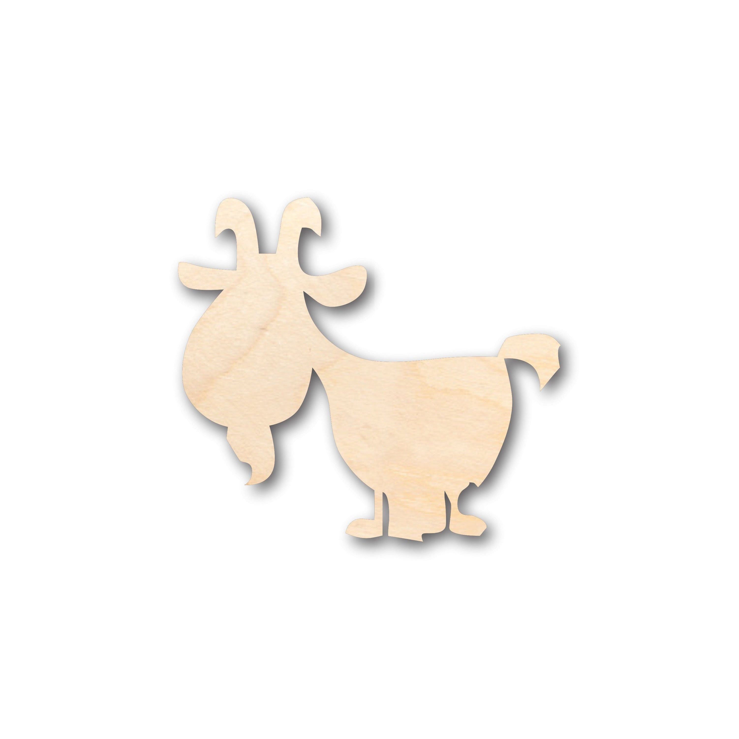Unfinished Wood Billy Goat Farm Animal Shape - Craft - up to 46" DIY
