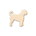 Unfinished Wood Golden Doodle Dog Shape - Craft - up to 46" DIY