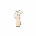 Unfinished Wood Golf Bag Silhouette - Craft- up to 46" DIY
