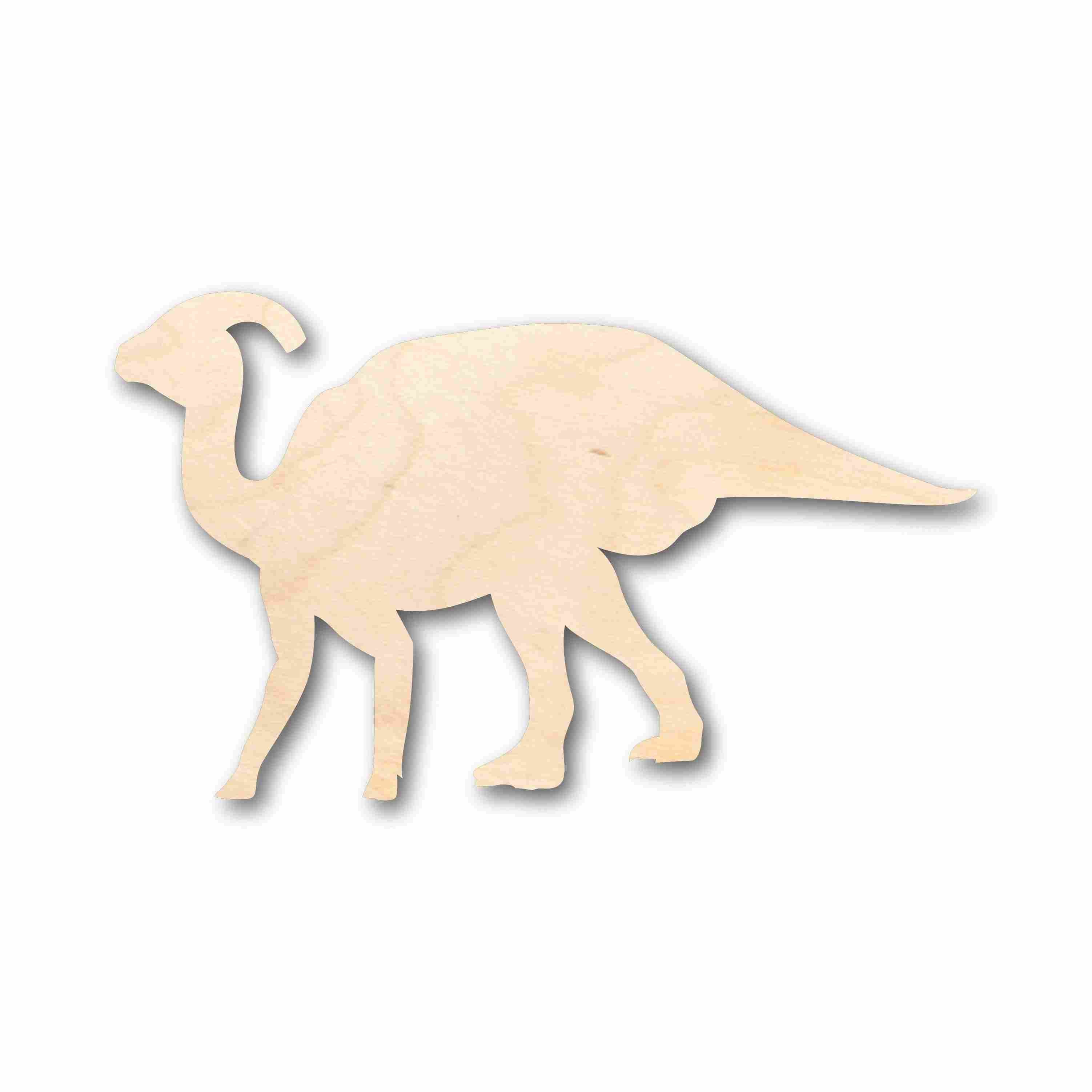 Unfinished Wood Hadrosaurid Duck Bill Dinosaur Silhouette - Craft- up to 46" DIY