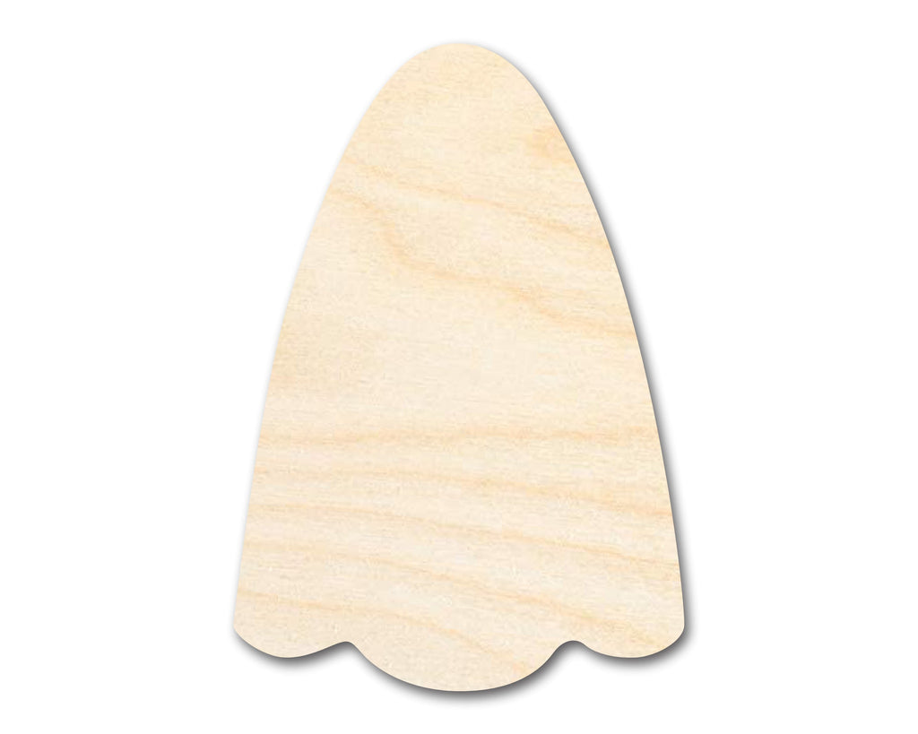 Unfinished Wood Sheet Ghost Shape | Craft Cutout | up to 46" DIY