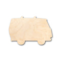 Unfinished Wood Hippie Van Bus Shape - Craft - up to 46" DIY