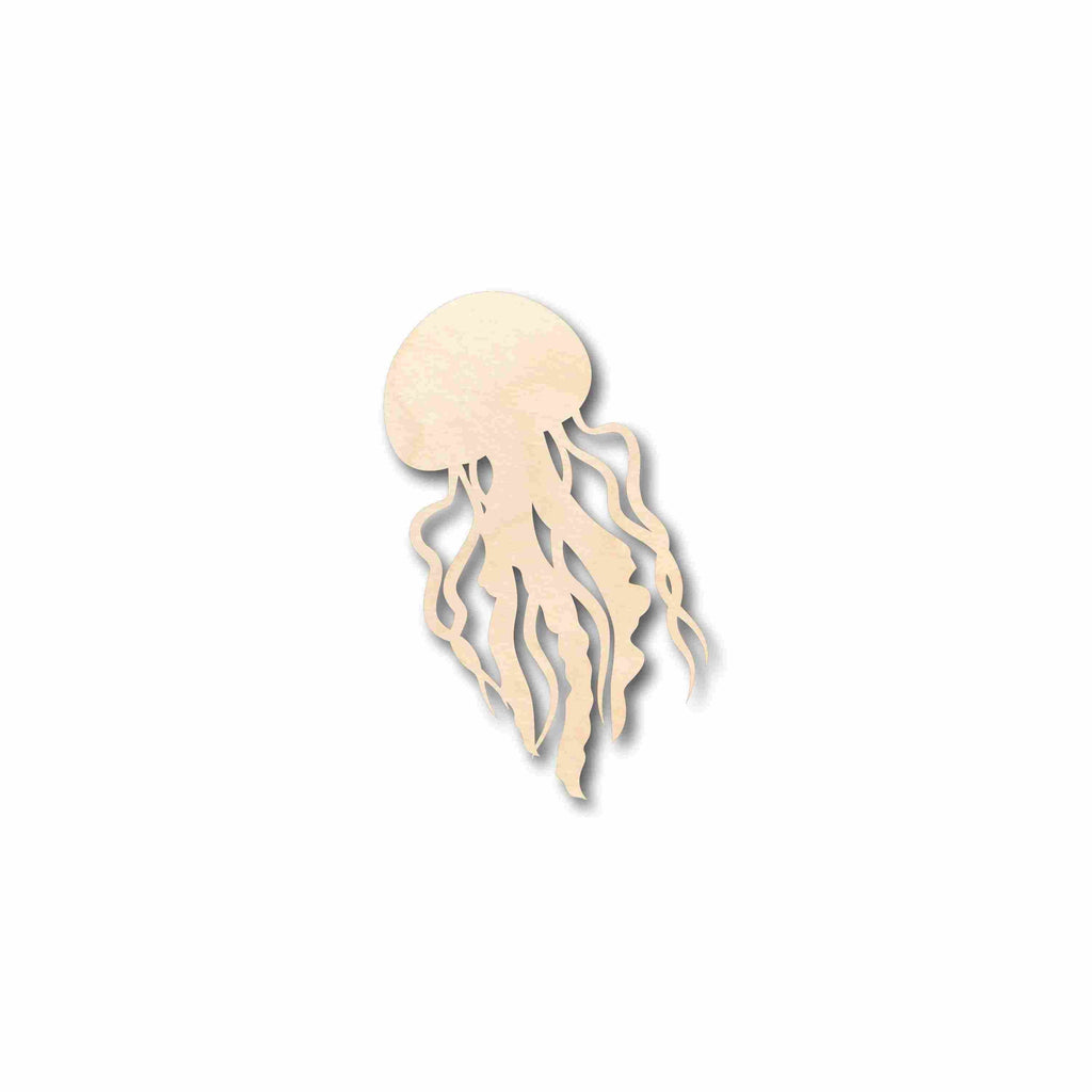 Unfinished Wood Jellyfish Jelly Fish Silhouette - Craft- up to 46" DIY