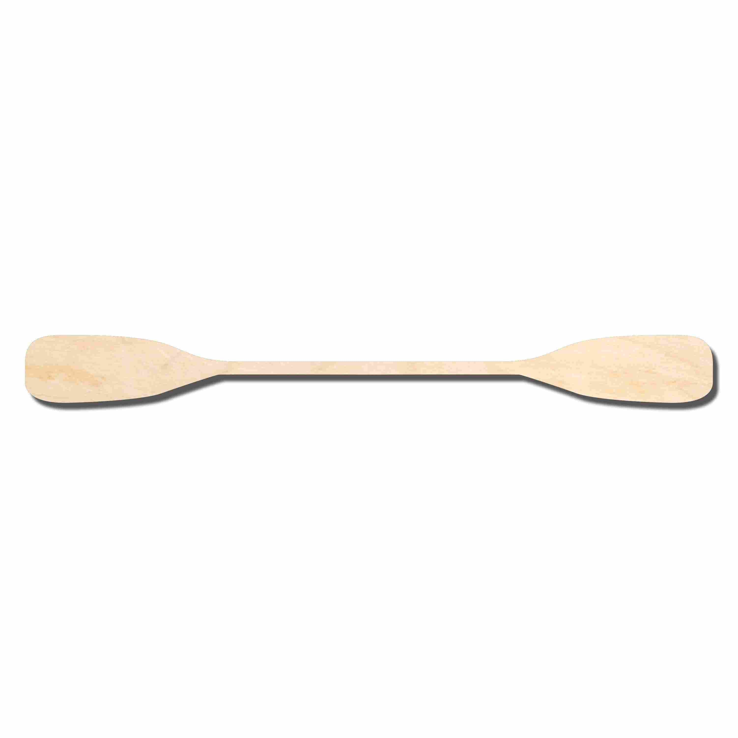 Unfinished Wood Kayak Oars Silhouette - Craft- up to 46" DIY