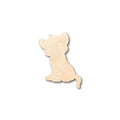 Unfinished Wood Cute Lion Cub African Wildlife Shape - Craft - up to 46" DIY