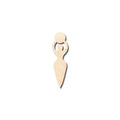 Unfinished Wood Moon Goddess Shape - Craft - up to 46" DIY