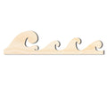 Unfinished Wood Ocean Wave Shape | Craft Cutout | up to 46" DIY