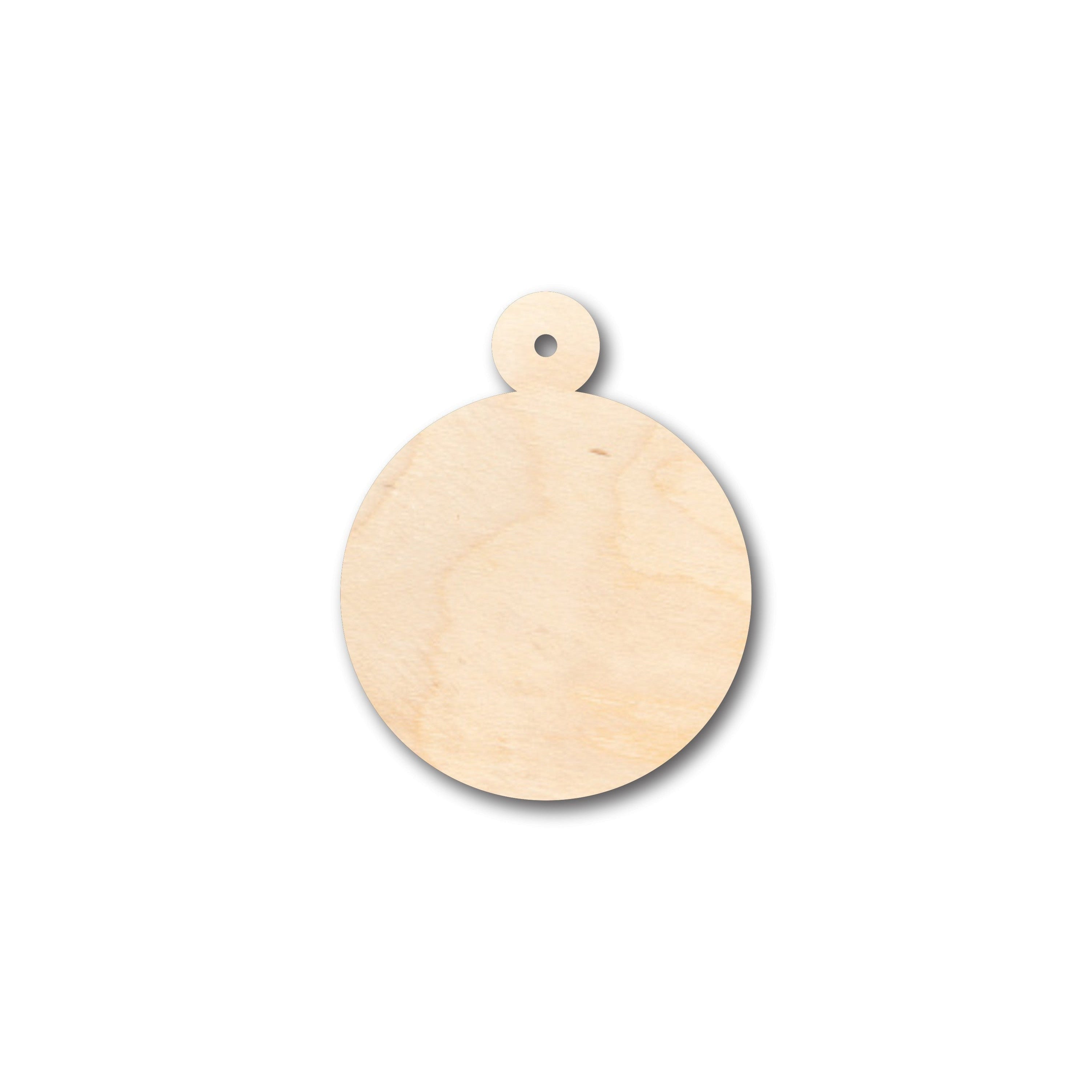 Unfinished Wood Christmas Ornament Circle Shape - Craft - up to 46" DIY
