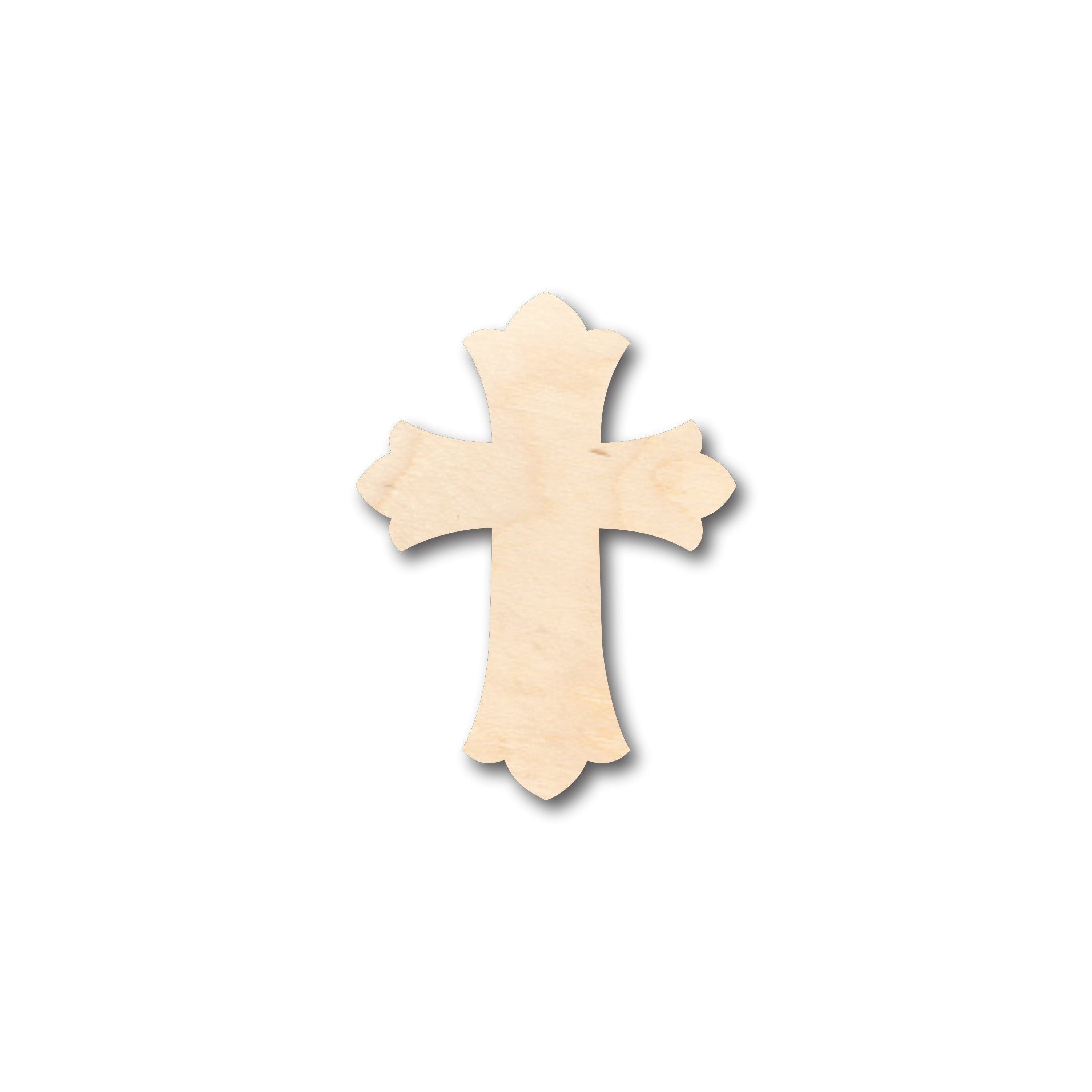 Unfinished Wood Patonse Cross Shape - Craft - up to 46" DIY