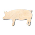 Unfinished Wood Pig Piglet Farm Animal Shape - Craft - up to 46" DIY
