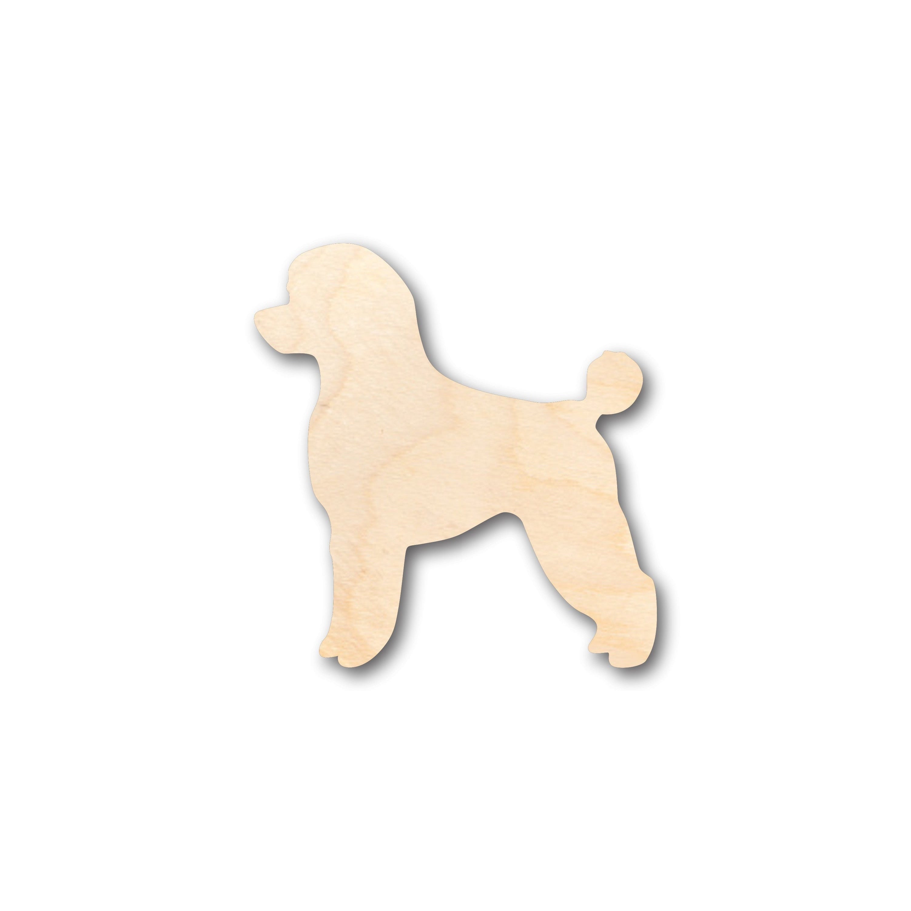 Unfinished Wood Poddle Dog Shape - Craft - up to 46" DIY