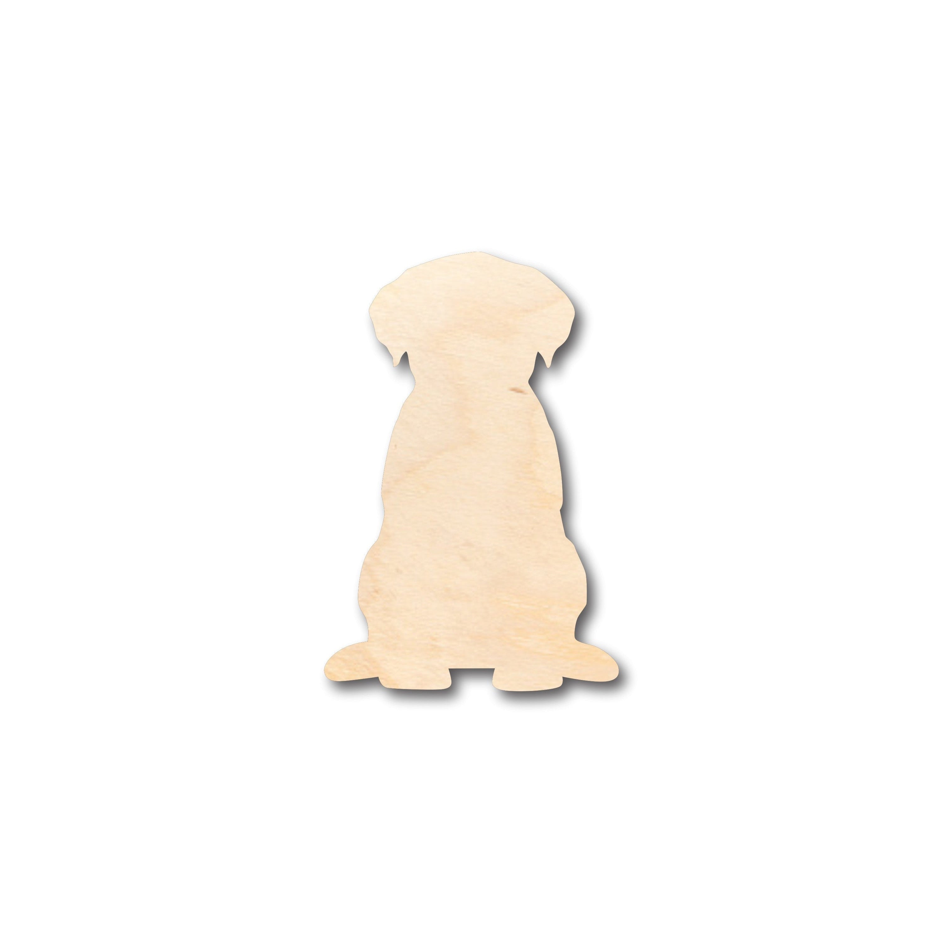 Unfinished Wood Puppy Dog Shape - Craft - up to 46" DIY