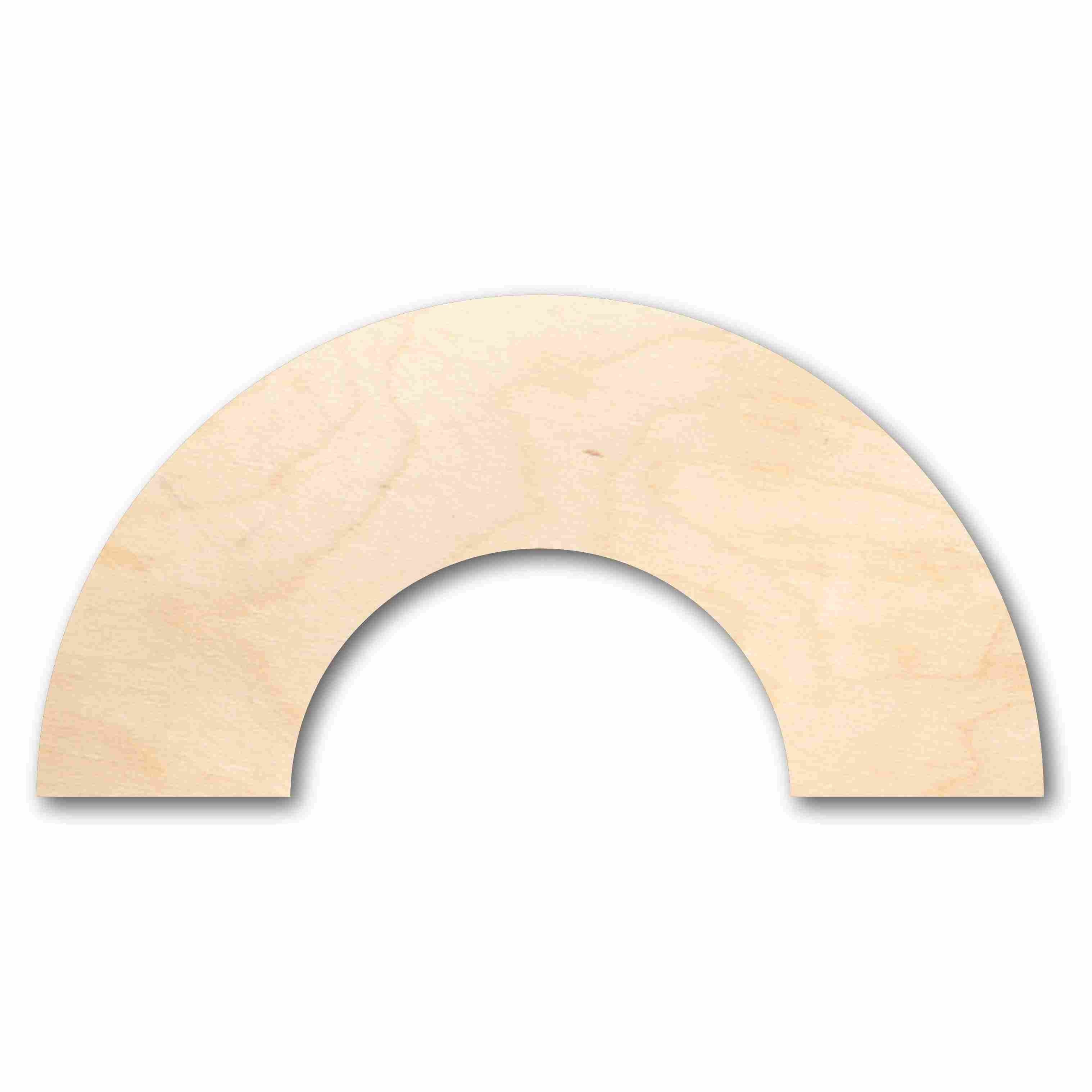 Unfinished Wood Rainbow Silhouette - Craft- up to 46" DIY