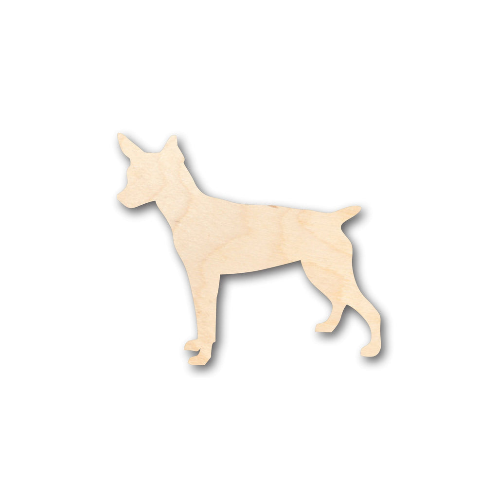 Unfinished Wood Rat Terrier Small Dog Shape - Craft - up to 46" DIY